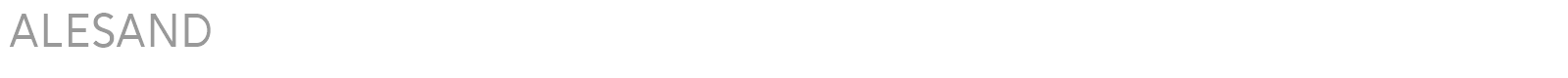 Alesand font preview